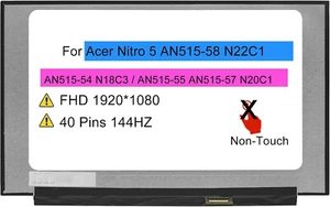 Pantalla de repuesto no táctil de 15,6" B156HAN08,4 para Acer Nitro 5 FHD 40 pines - Imagen 1 de 4