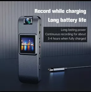 Action Spion Mini Infrarot Kamera HD 1080 180° Nachtsicht Sport Business Bodycam - Bild 1 von 13