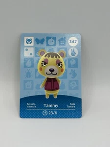 Tammy 347 Series 4 Animal Crossing Amiibo Card Official Nintendo New Horizons - Picture 1 of 2