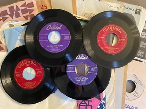 $3.97 7" 45 RPM BUY 7 GET FREE SHIPPING VINYL RECORDS VG OR BETTER JAZZ POP LOT - Picture 1 of 1