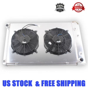 3Row Radiator With 2Fans Fit 73-87 Chevy C/K C10 C20 K10 K20 GMC C/K1500 2500 V8 - Bild 1 von 10