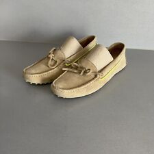 Bobbies Paris Mens Magnifique Loafers Shoes. Suede Leather beige US 8/EU 41