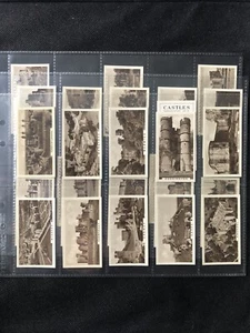Cope Bros CASTLES 1939 Set Of 25 *VG* - Picture 1 of 2