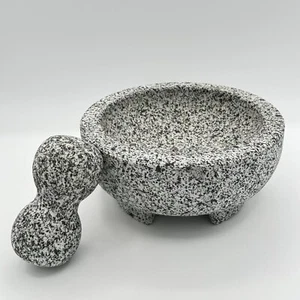 GRANITE MORTAR & PESTLE 8 Inch 10 LBS - Picture 1 of 10