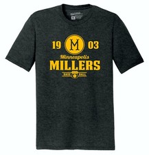 Minneapolis Millers 1903 Baseball TRI-BLEND Tee Shirt - Twins