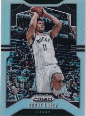 2019-20 PRIZMS SILVER BROOK LOPEZ MILWAUKEE BUCKS PRIZM PARALLELS - E692 — 第 1/2 张图片