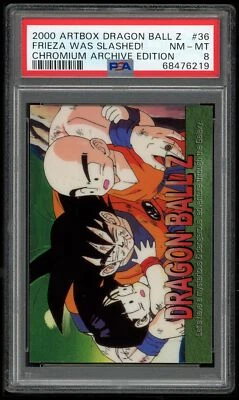Dragon Ball Z ArtBox Chromium 36 Son Goku Gohan Krillin 2000 PSA 8 68476219 - Image 1 of 2
