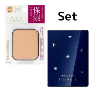 INTEGRATE GRACY Powder Foundation Moist Pact EX Refill Ochre20 Compact Case Set - Picture 1 of 11