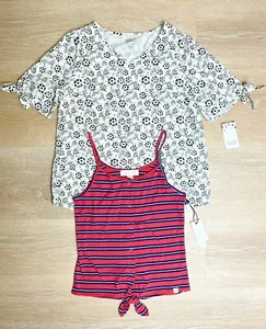 (2) Treasure & Bond Stripe Tank Top Harper Canyon Floral Top XL 14/16 Nordstrom - Picture 1 of 6