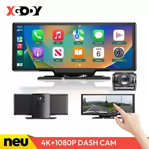 XGODY 10.26" 4K Dashcam Car DVR 1440P UHD Touch Screen Rückfahrkamera GPS WIFI - Bild 1 von 19