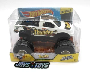 Thunder 4x4 Hot Wheels Monster Jam Diecast Metal Body 2014 Mattel sellado - Imagen 1 de 8