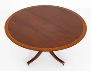 Round Regency Dining Table Mahogany Revival - Picture 1 of 5