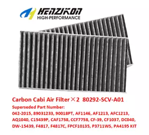 Carbon Cabin Air Filter for Honda Element 2003 - 2011 2.4L,CR-V 2002 - 2006 2.4L - Picture 1 of 2