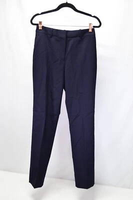 Pantalones ajustados con textura Hartley Hartley azul marino talla 6 Reiss para mujer nuevos con etiquetas Foto 1 de 4