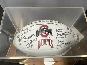 Ohio State Buckeyes Legends Autógrafo Fútbol Rambo Cooper Bellisari Bailey. - Imagen 1 de 2