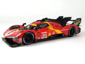 BURAGO 1:18 AUTO FERRARI 499P 3.0L TURBO V6 TEAM AF CORSE 2023 #50      18-16301 - Foto 1 di 3