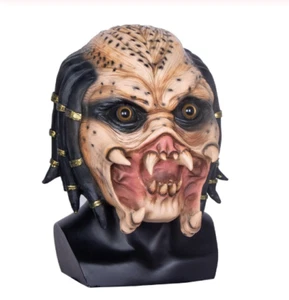 PREDATOR Full head Latex Halloween Movie Horror Costume Mask Cosplay Alien - Picture 1 of 3