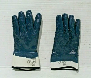 New!! One pair of Size 9 Textured Rubber Work Gloves - Picture 1 of 3