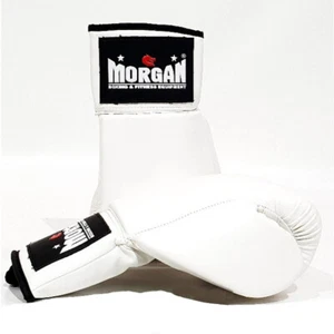 Morgan Sports -Lace Up Autograph Memorabilia Boxing Gloves - 10oz - Picture 1 of 2