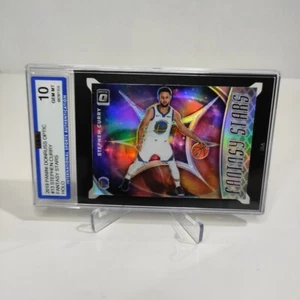 Donruss Optic Fantasy Stars #13 2019 Stephen Curry Warriors graduado 10 gema como nuevo - Imagen 1 de 5