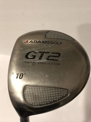 Adams GT2 Titanium 430cc 10° Driver Graphite Tight Lies Regular Flex Shaft LH - Image 1 of 4