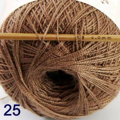 Big Soft 1ball x50g Thread Size8 Crochet Cotton Yarn Embroidery Knitting 25 - Image 1 of 4