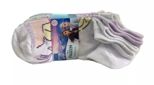 Disney's Frozen Girl's 12 Pair Set No Show Socks - Picture 1 of 6