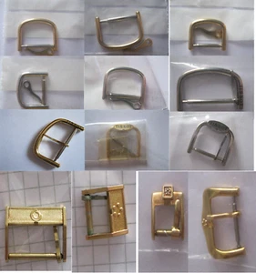 Dornschließe Eterna, Certina, Tissot in Edelstahl /vergoldet, buckle s/s, plaque - Bild 1 von 31