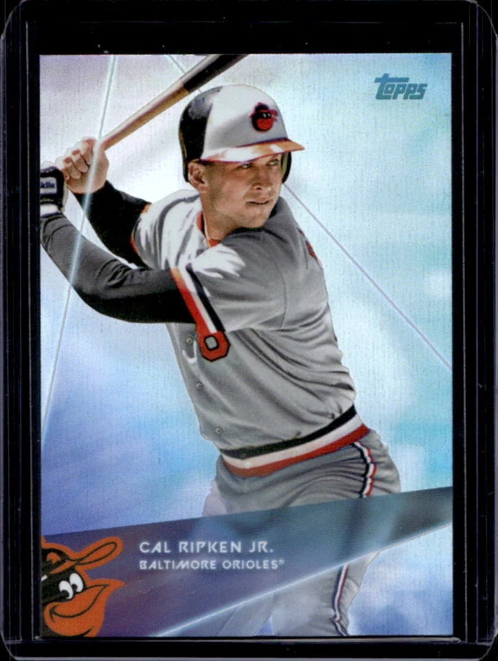 2020 Topps x Steve Aoki Cal Ripken Jr. Rainbow Foilboard #19 Orioles - Image 1 of 2