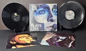 Vintage 1983 Peter Gabriel Plays Live 2 Vinyl Albums Geffen Co. & Warner Bros - Picture 1 of 24