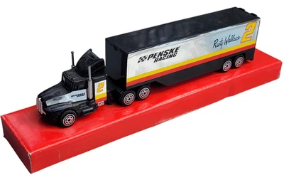1990 Racing Champions Penske Racing #2 Rusty Wallace Transporter Tractor Trailer - Image 1 of 4