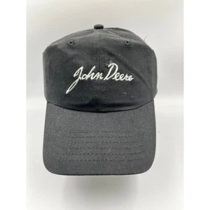 Cappello donna John Deere berretto baseball logo ricamato nero cinturino regolabile - Foto 1 di 5
