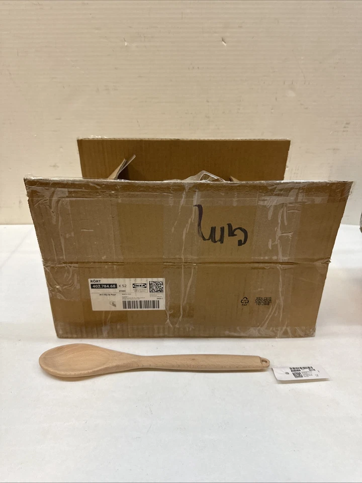 Utensilio de cocina RORT, cuchara redonda, haya maciza, *NUEVO* *Envío GRATIS 52 PIEZAS Foto 1 de 4