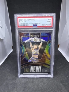 Panini Select WWE Bayley 2024 ¡Y nuevo! Tie-Dye Prizm #d/25 PSA 9 - Imagen 1 de 2