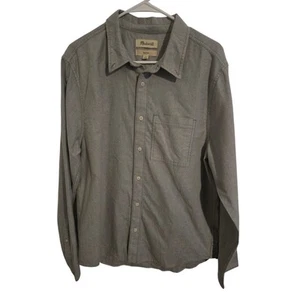 NWT Madewell The Vintage-Worn Oxford Shirt blue size Medium easy fit $89 msrp. - Picture 1 of 3