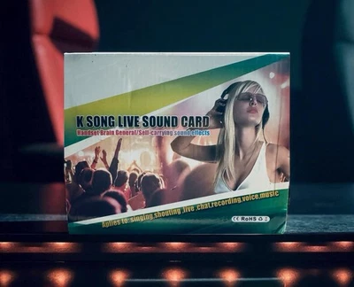 K SONG LIVE SOUND CARD(handset Brain General/Self Carrying Sound Effects - Image 1 of 3