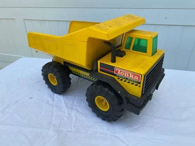 1990's TONKA Mighty Diesel Dump Truck - 16” Long Pressed Steel - Image 1 of 4