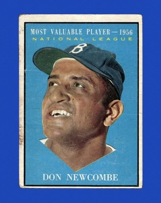 1961 Topps Set-Break #483 Don Newcombe Jugador Más Valioso Bajo Grado (arruga) *GMCARDS* Foto 1 de 2