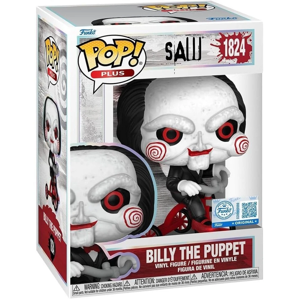 Funko Pop Plus Saw Billy on Tricycle Exclusive #1824 - Immagine 1 di 1