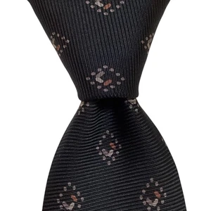 KITON SEVENFOLD Mens 100% Silk XL Necktie ITALY Luxury Geometric Blue/Purple EUC - Picture 1 of 4