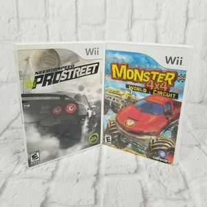 Need for Speed pro street monster 4 x 4 world circuit wii lot Nintendo - Picture 1 of 12