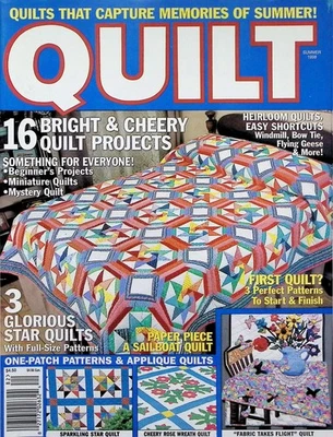 Quilt Magazine Summer 1998 Star Quilts - Image 1 of 4