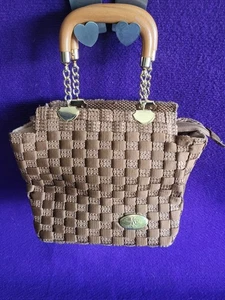 VINTAGE K V MADE IN ITALY HAND SHOULDER BAG - Picture 1 of 9