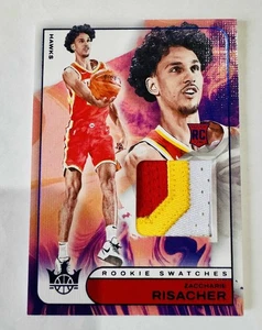 Zaccharie Risacher 2024-25 Panini Court Kings Swatches Rookie Patch /25 - Imagen 1 de 1