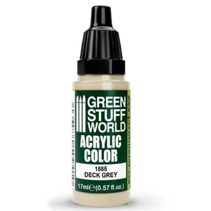 Green Stuff World Acrylic Color Paint - DECK GREY 17ml - Picture 1 of 2