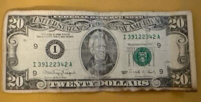 Rare 1990 $20 Twenty Dollar Bill - Image 1 of 4