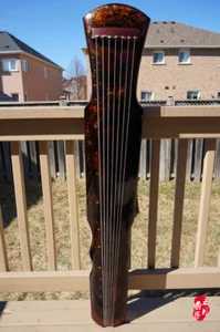 Instrumento de cítara chino antiguo abeto Guqin de 7 cuerdas -- ( ) - Imagen 1 de 12