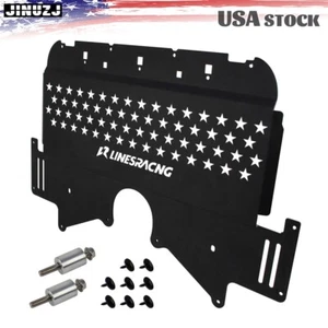 Oil Cooler Skid Plate For BMW G80 G82 M3 M4 G87 M2 2021-2024 Aluminum Black - Picture 1 of 11
