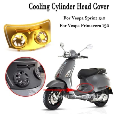 Cylinder Head Protector Cooling Guard Cover For Vespa Primavera 150 Sprint 150 - Image 1 of 4
