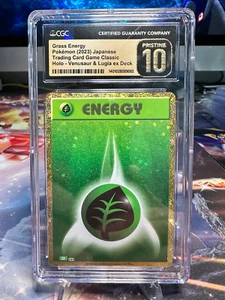 Grass Energy Japanese TCG Classic CLF CGC 10: PRISTINE - Picture 1 of 2